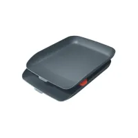 Brievenbak Cosy A4 fluweel grijs/set 2