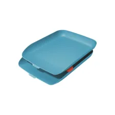 LEITZ CosyBrievenbak A4 Kunststof Sereen blauw (pak 2 stuks)