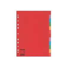 LEITZ Fel gekleurde kartonnen tabbladen A4 (pak 10 vel) LEITZ Fel gekleurde kartonnen tabbladen A4 (pak 10 vel)
