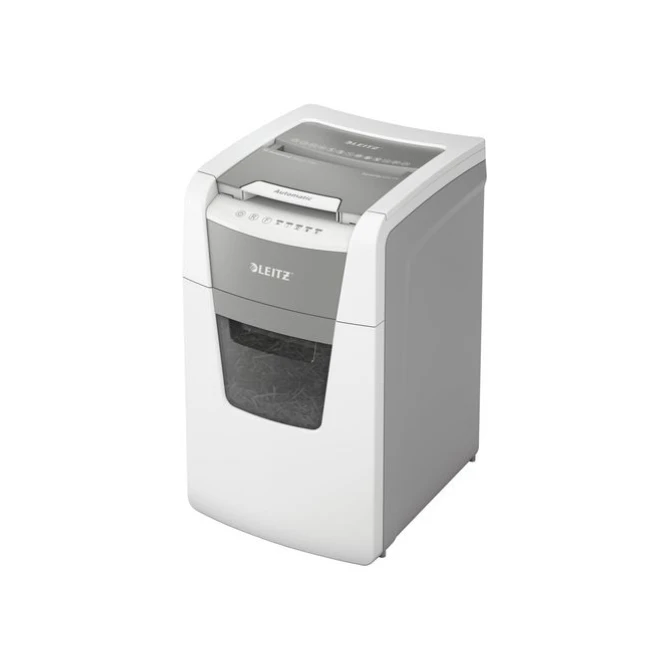 LEITZ IQ Auto+ Office 150 Automatische Papiervernietiger P5 Micro-Cut Snippers 44L 150 Vellen Wit LEITZ IQ Auto+ Office 150 Automatische Papiervernietiger P5 Micro-Cut Snippers 44L 150 Vellen Wit
