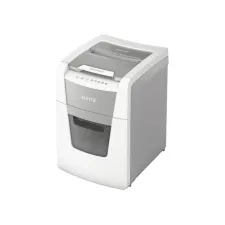 LEITZ IQ Auto+ Small Office 100 Automatische Papiervernietiger P4 Cross-Cut Snippers 34L 100 Vellen Wit