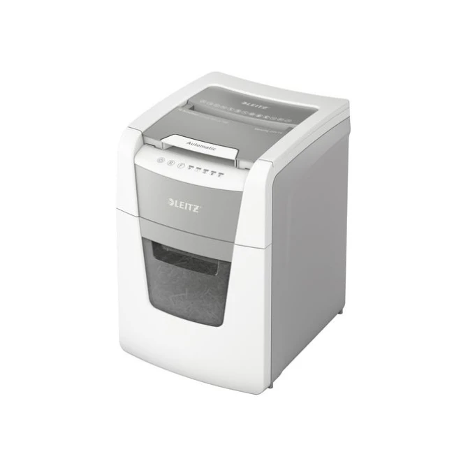 LEITZ IQ Auto+ Small Office 100 Automatische Papiervernietiger P4 Cross-Cut Snippers 34L 100 Vellen Wit LEITZ IQ Auto+ Small Office 100 Automatische Papiervernietiger P4 Cross-Cut Snippers 34L 100 Vellen Wit
