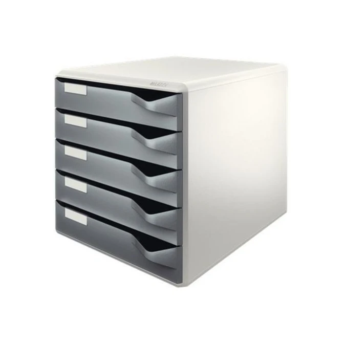 LEITZ Ladenblok 5 laden donkergrijs/grijs LEITZ Ladenblok 5 laden donkergrijs/grijs