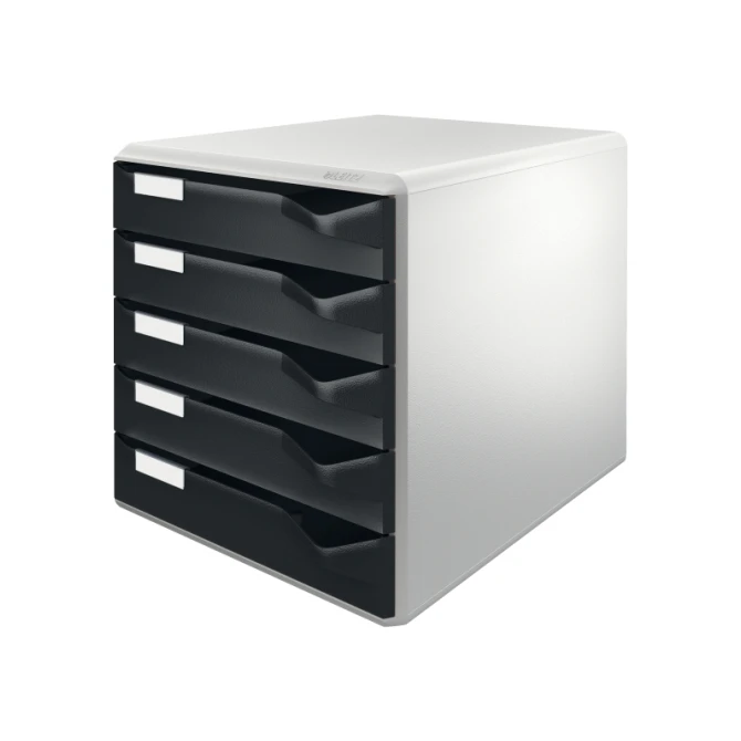 LEITZ Ladenblok 5 laden zwart/grijs LEITZ Ladenblok 5 laden zwart/grijs