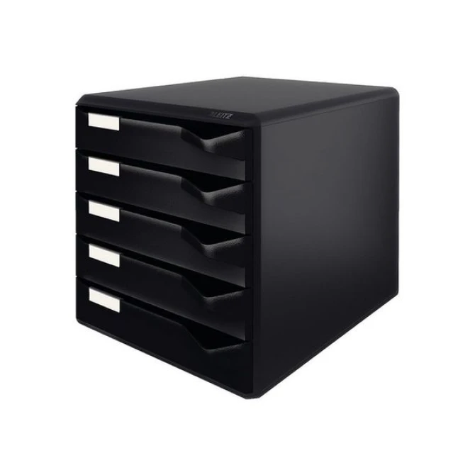 LEITZ Ladenblok 5 laden zwart/zwart