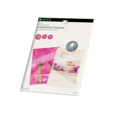 LEITZ Lamineerhoes A3 303 x 426 mm 2 x 250 micron Glanzend (pak 25 stuks) LEITZ Lamineerhoes A3 303 x 426 mm 2 x 250 micron Glanzend (pak 25 stuks)
