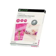 LEITZ Lamineerhoes A4 216 x 303 mm 2 x 125 micron Glanzend (pak 100 stuks) LEITZ Lamineerhoes A4 216 x 303 mm 2 x 125 micron Glanzend (pak 100 stuks)