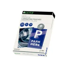 LEITZ Lamineerhoes A4 216 x 303 mm 2 x 250 micron Glanzend (pak 100 stuks) LEITZ Lamineerhoes A4 216 x 303 mm 2 x 250 micron Glanzend (pak 100 stuks)