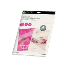 LEITZ Lamineerhoes A4 216 x 303 mm 2 x 250 micron Glanzend (pak 25 stuks)