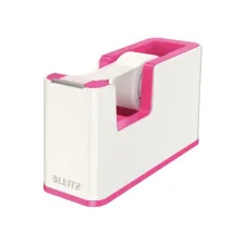 LEITZ Plakbanddispenser LEITZ WOW wit/roze LEITZ Plakbanddispenser LEITZ WOW wit/roze