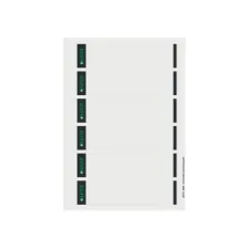 Leitz Rugetiket Leitz 16862 A4 grijs/pak150