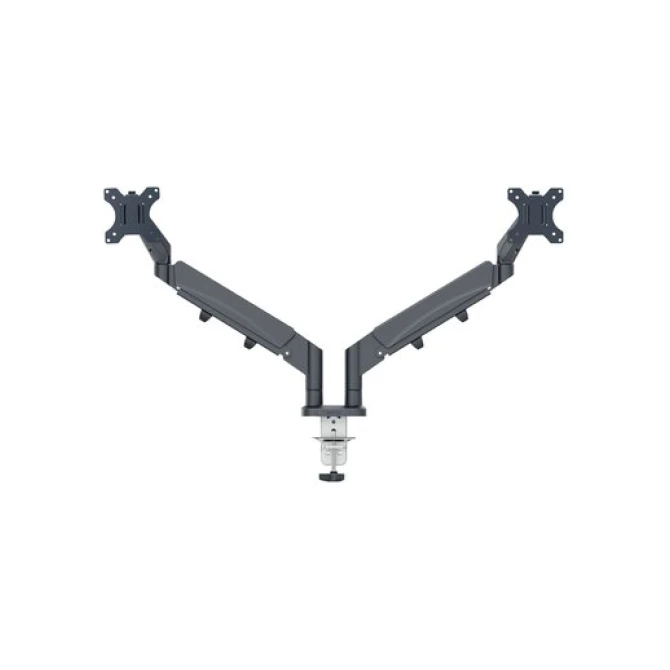 Leitz Monitorarm Leitz Ergo dubbel donkergrijs