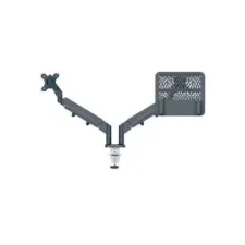 Leitz Monitorarm Leitz Ergo +laptophou d.grijs