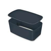 LEITZ MyBox Cosy Opbergdoos met sorteertray Klein Fluweel grijs LEITZ MyBox Cosy Opbergdoos met sorteertray Klein Fluweel grijs