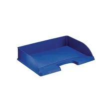 Brievenbak Leitz Plus folio dwars blauw