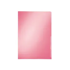 LEITZ Premium Zichtmap L-Model A4 Glad PVC 150 micron Rood (pak 100 stuks) LEITZ Premium Zichtmap L-Model A4 Glad PVC 150 micron Rood (pak 100 stuks)
