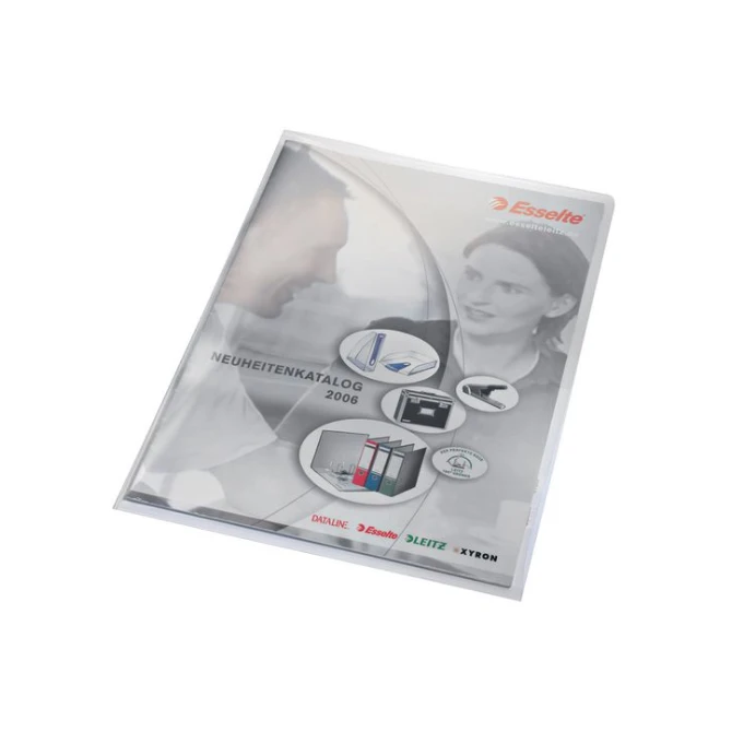 LEITZ Premium Zichtmap L-Model A4 Glad PVC 150 micron Transparant (pak 100 stuks) LEITZ Premium Zichtmap L-Model A4 Glad PVC 150 micron Transparant (pak 100 stuks)