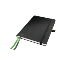 LEITZ Premium registerblok A5 gelijnd zwart