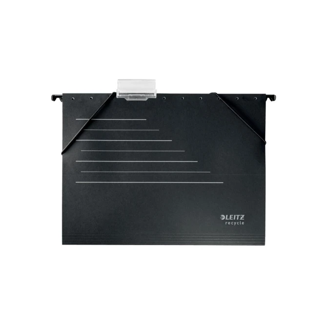 LEITZ Recycle Hangmap A4 Karton V-Bodem Zwart
