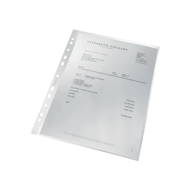 LEITZ Recycle Showtas A4 Transparant (pak 100 stuks)