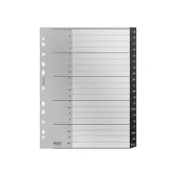 LEITZ Recycle Tabblad PP A4 Maxi A-Z Wit Zwart LEITZ Recycle Tabblad PP A4 Maxi A-Z Wit Zwart