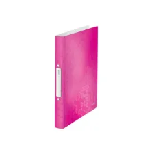 LEITZ Ringband WOW PP Ringcapaciteit 20 mm 2 rings roze