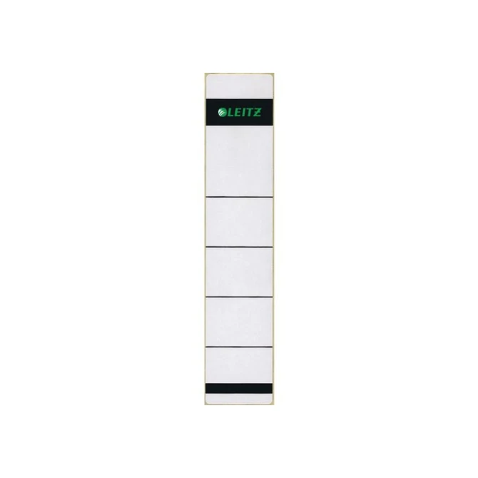 LEITZ Rugetiketten kort zelfklevend Rugbreedte 50 mm 191 x 39 mm grijs (pak 10 stuks)