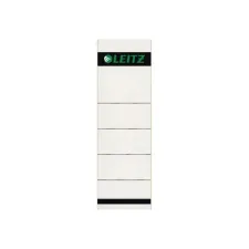 LEITZ Rugetiketten kort zelfklevend Rugbreedte 80 mm 191 x 61 mm grijs (pak 10 stuks)