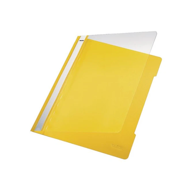 LEITZ Snelhechtmap A4 PVC 250 vel Geel LEITZ Snelhechtmap A4 PVC 250 vel Geel