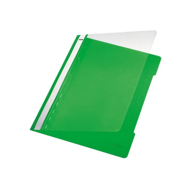 LEITZ Snelhechtmap A4 PVC 250 vel Lichtgroen (pak 25 stuks) LEITZ Snelhechtmap A4 PVC 250 vel Lichtgroen (pak 25 stuks)