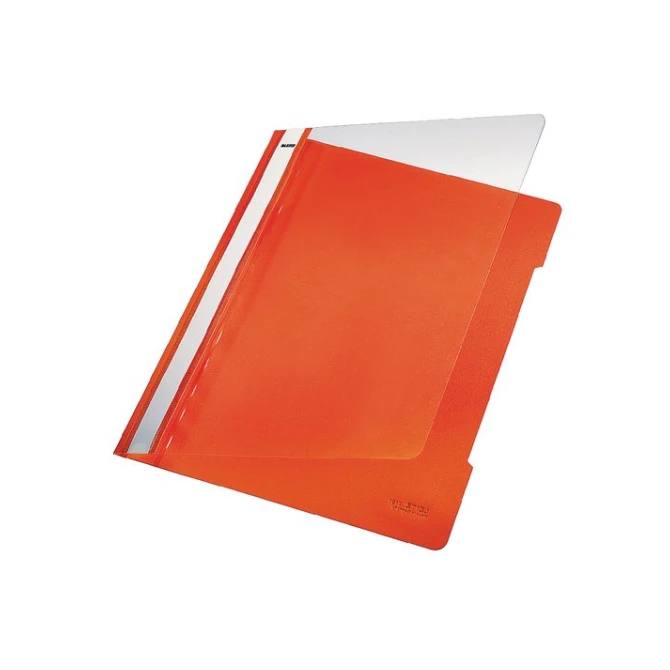 LEITZ Snelhechtmap A4 PVC 250 vel Oranje LEITZ Snelhechtmap A4 PVC 250 vel Oranje