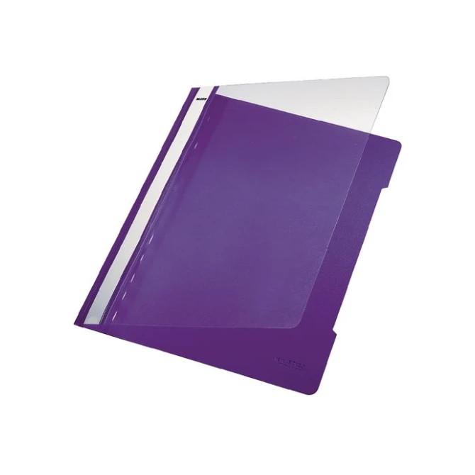 LEITZ Snelhechtmap A4 PVC 250 vel Paars LEITZ Snelhechtmap A4 PVC 250 vel Paars