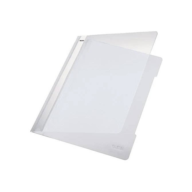 LEITZ Snelhechtmap A4 PVC 250 vel Wit LEITZ Snelhechtmap A4 PVC 250 vel Wit