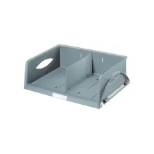 Brievenbak Leitz Sorty folio dwars grijs