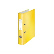 LEITZ WOW 180° Ordner A4 Rugbreedte 50 mm Karton Geel LEITZ WOW 180° Ordner A4 Rugbreedte 50 mm Karton Geel
