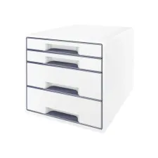 Leitz WOW desk cube 4D wit/grijs