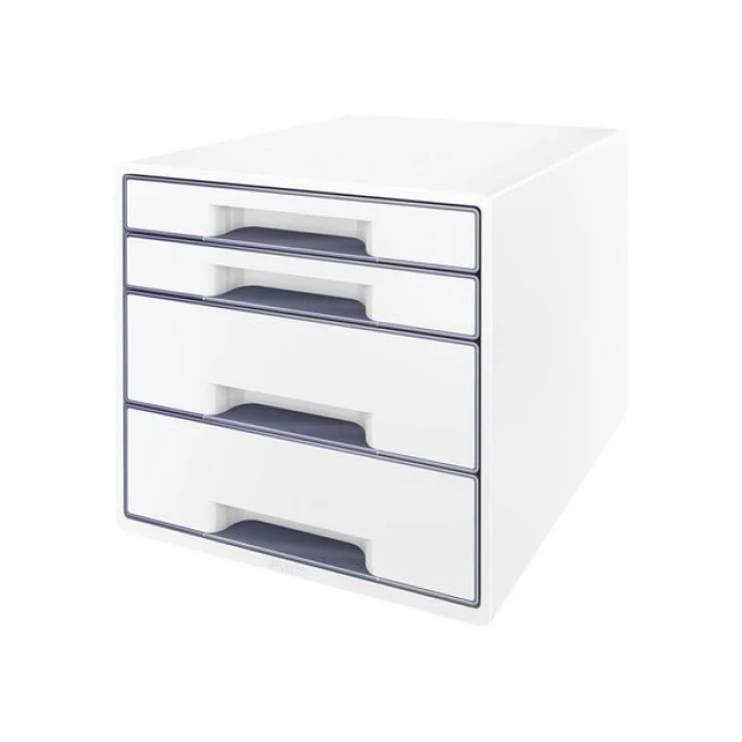 Leitz WOW desk cube 4D wit/grijs