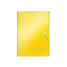 LEITZ WOW Project Sorteermap A4 PP 6 vakken Geel