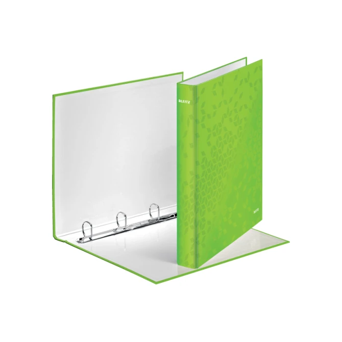 Leitz WOW Ringband A4 Maxi Karton 4-Rings 25 mm Groen