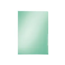 LEITZ Zichtmap L-Model Glad PVC 015 mm Groen (pak 100 stuks) LEITZ Zichtmap L-Model Glad PVC 015 mm Groen (pak 100 stuks)