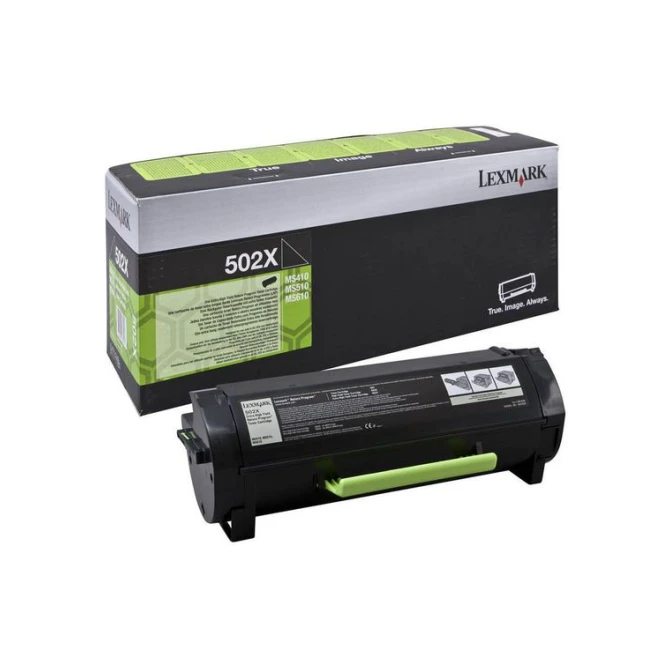 Lexmark 502 Toner Zwart
