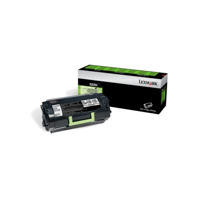 Lexmark 522HE Toner Zwart