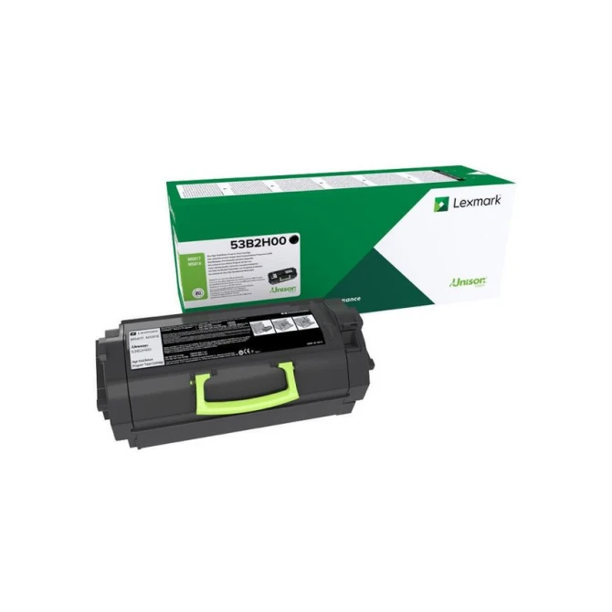 Lexmark 53B2H00 Toner Zwart Lexmark 53B2H00 Toner Zwart