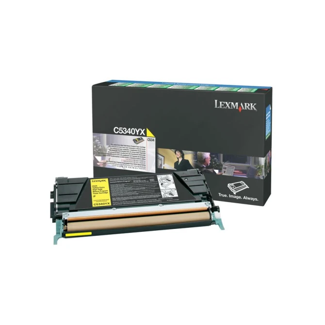 Lexmark C534 Toner Geel Lexmark C534 Toner Geel