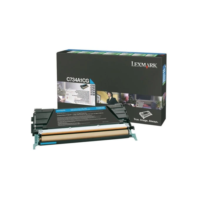 Lexmark C734 Toner Cyaan