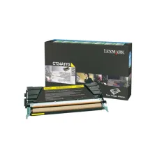Lexmark C734 Toner Geel Lexmark C734 Toner Geel