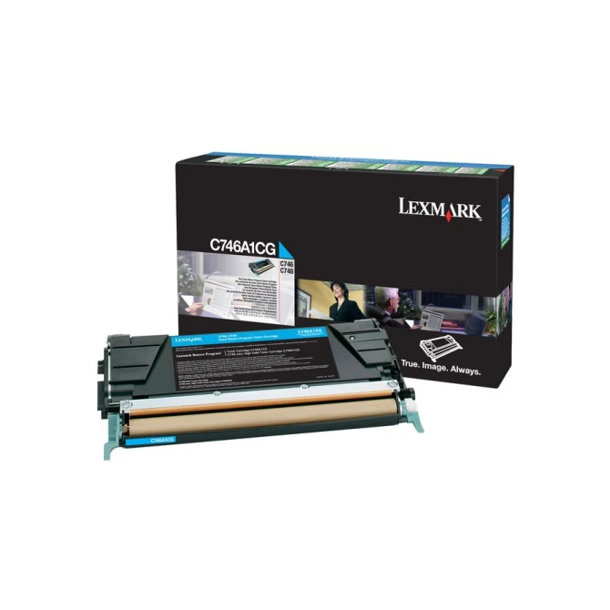 Lexmark C746 Toner Cyaan Lexmark C746 Toner Cyaan