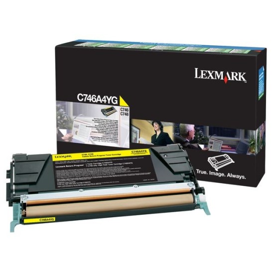 Lexmark C746 Toner Geel