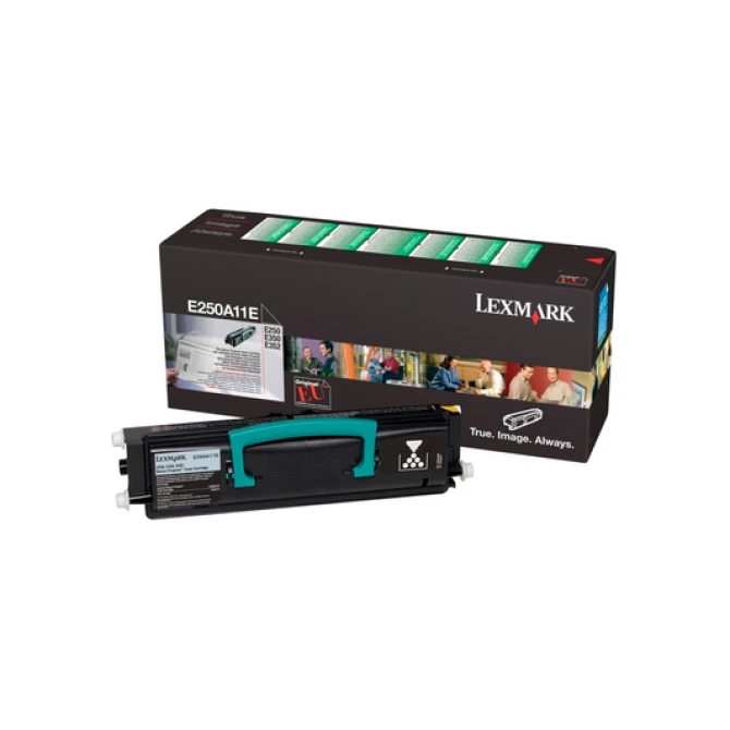 Lexmark E250 Toner. Zwart Lexmark E250 Toner. Zwart