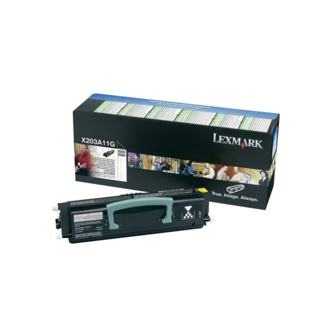 Lexmark X203A11G Toner Zwart Lexmark X203A11G Toner Zwart